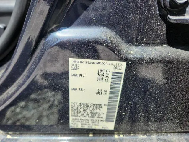 2022 NISSAN ALTIMA SV  