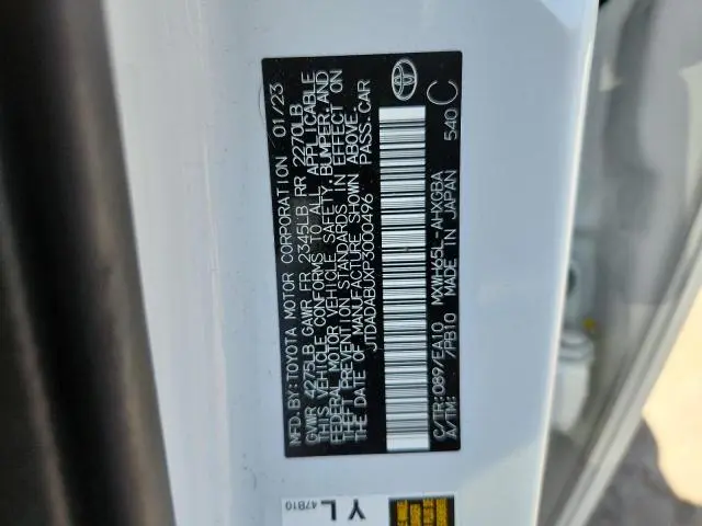 2023 TOYOTA PRIUS LE  