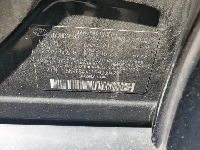 2011 HYUNDAI SONATA GLS  