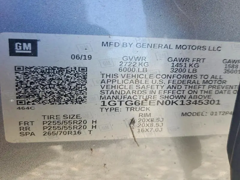 2019 GMC CANYON DENALI  