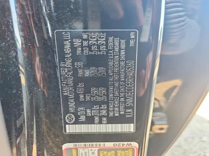 2024 HYUNDAI TUCSON LIMITED  