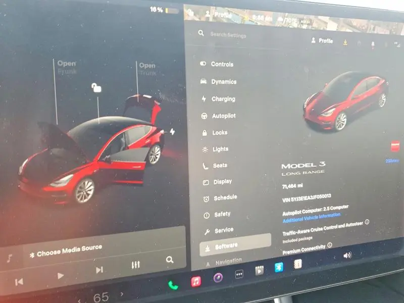 2018 TESLA MODEL 3   