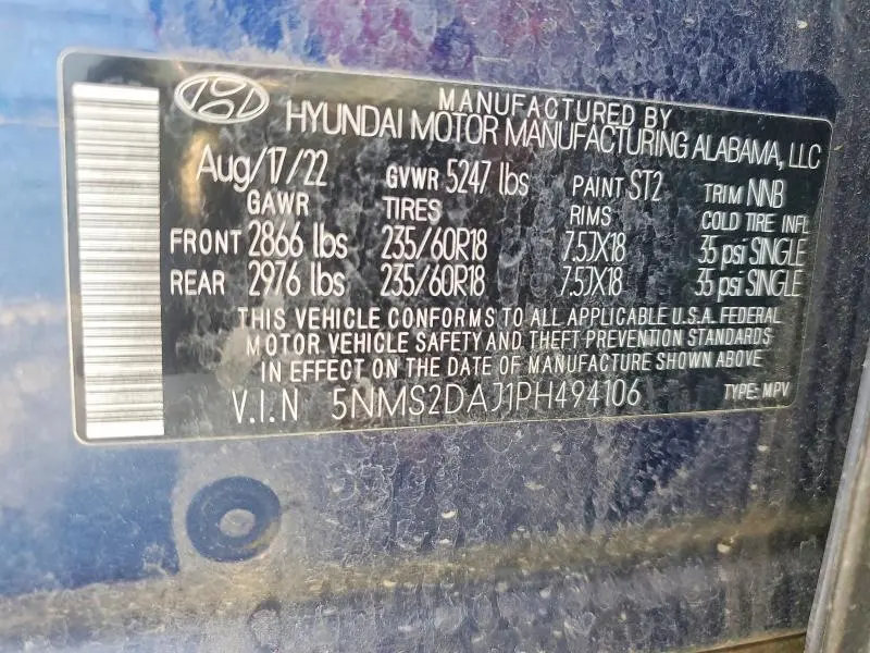 2023 HYUNDAI SANTA FE SEL  