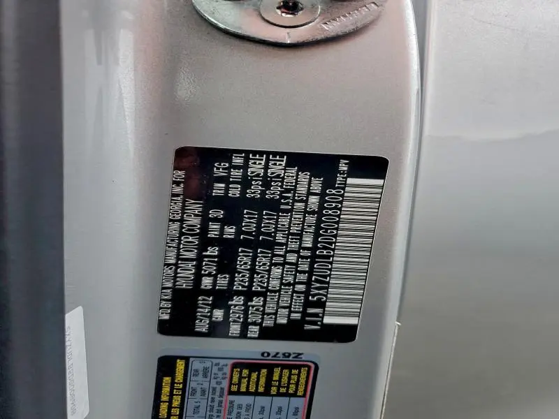 2013 HYUNDAI SANTA FE SPORT   