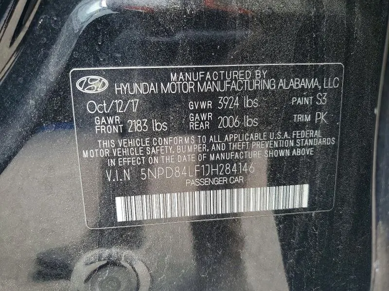 2018 HYUNDAI ELANTRA VALUE EDITION  
