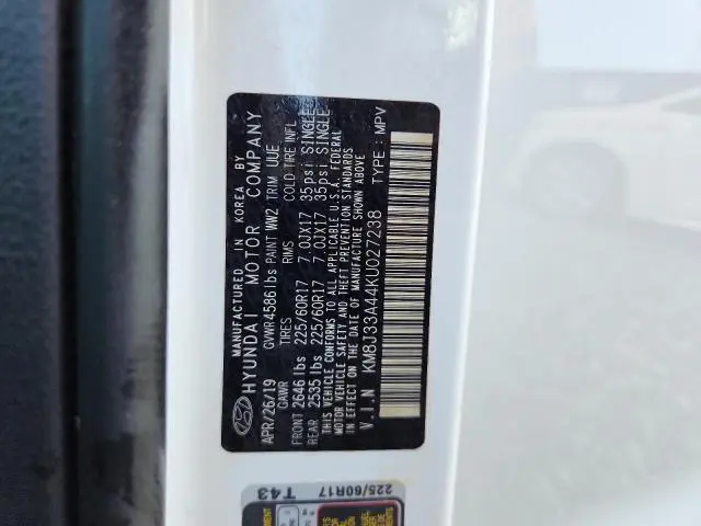 2019 HYUNDAI TUCSON LIMITED  