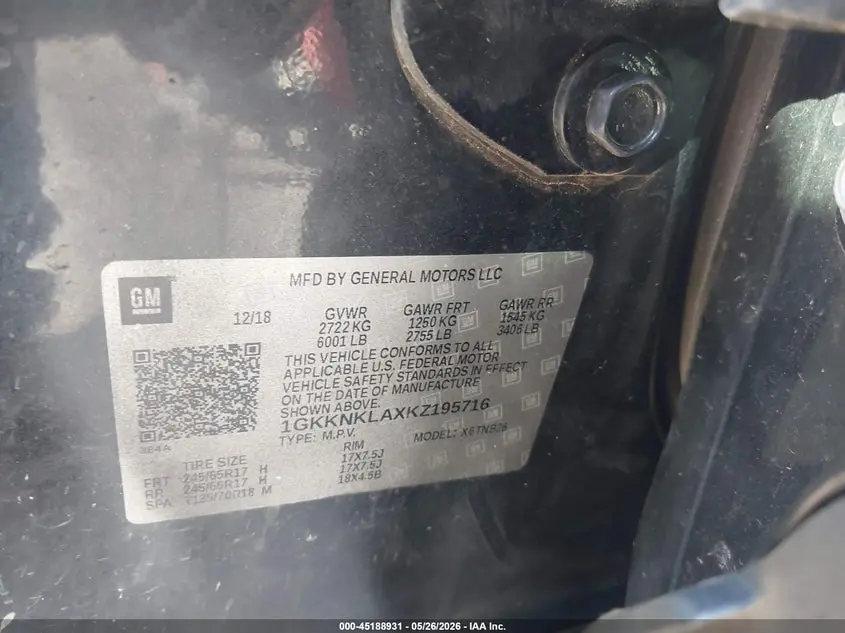 2019 GMC ACADIA SLE-1