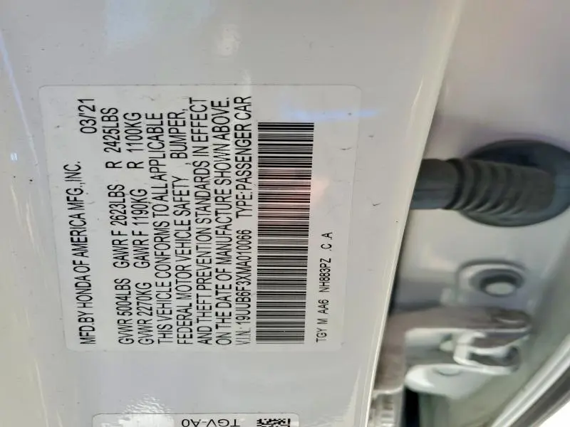 2021 ACUR TLX   