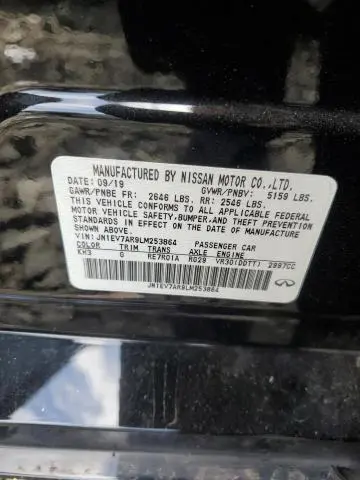 2020 INFINITI Q50 PURE  