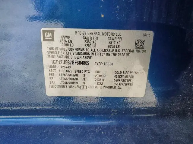2016 GMC SIERRA K2500 DENALI  