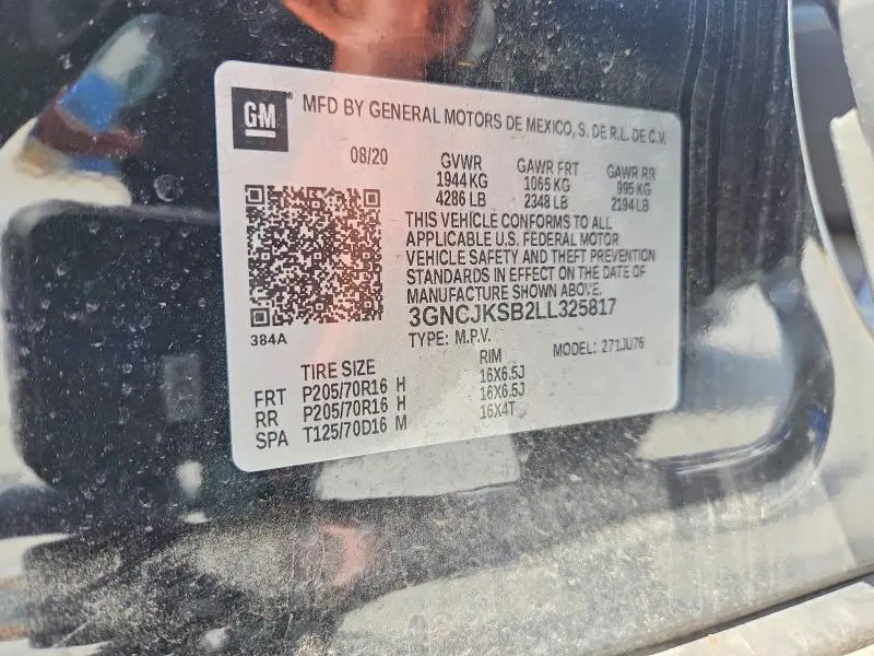 2020 CHEVROLET TRAX LS  