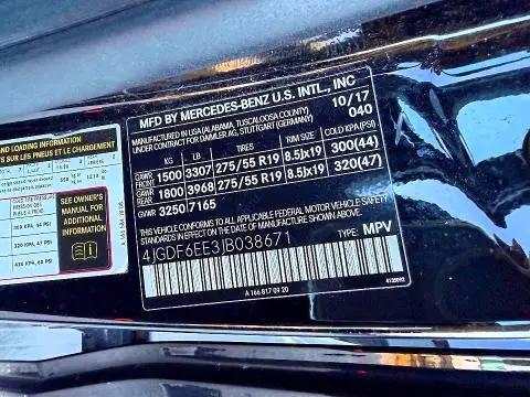 2018 MERCEDES-BENZ GLS 450 4MATIC  