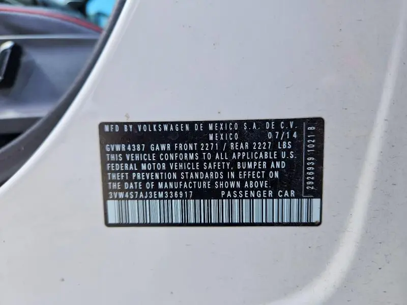 2014 VOLKSWAGEN JETTA GLI  