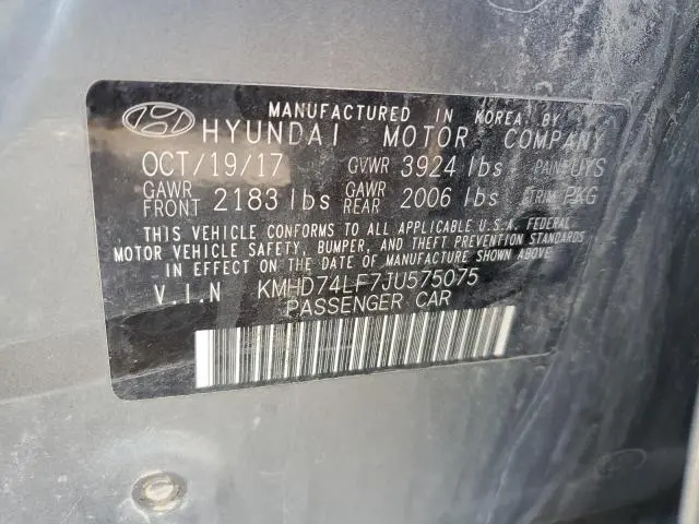 2018 HYUNDAI ELANTRA SE  