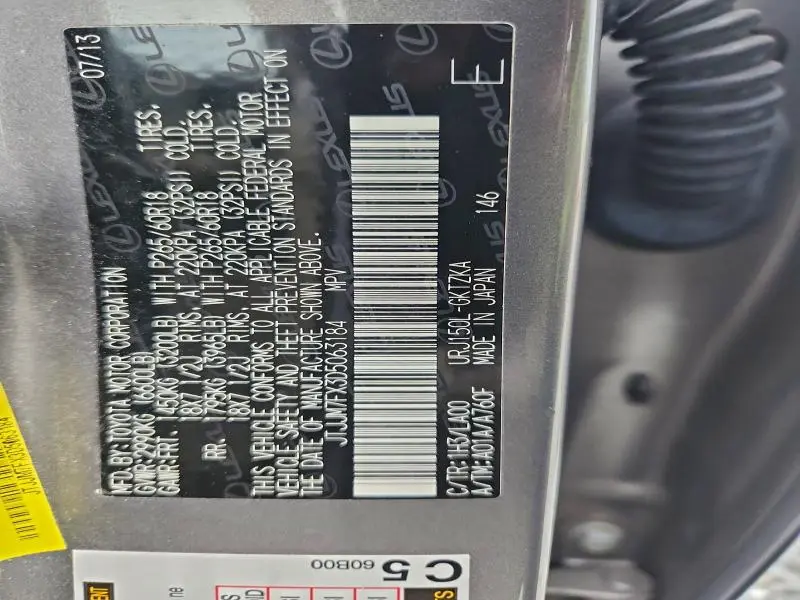 2013 LEXUS GX 460 PREMIUM  