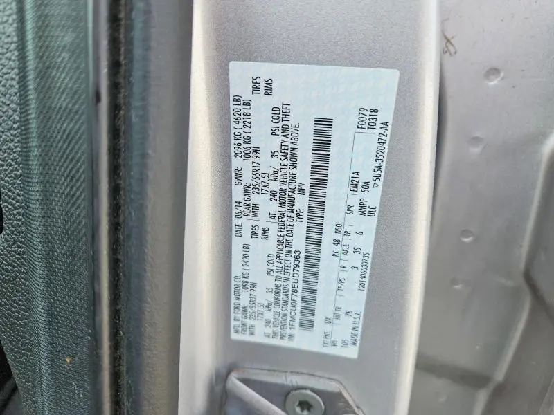2014 FORD ESCAPE S  