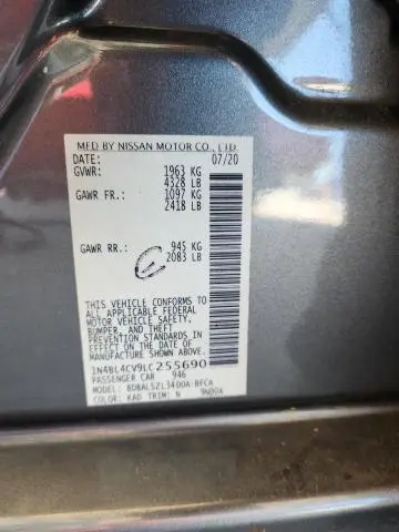 2020 NISSAN ALTIMA SR  