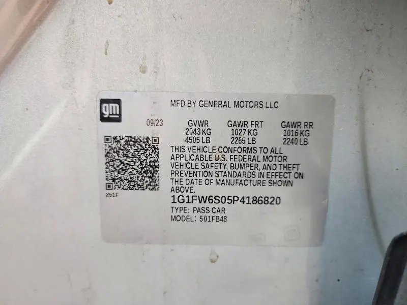 2023 CHEVROLET BOLT EV 1LT  