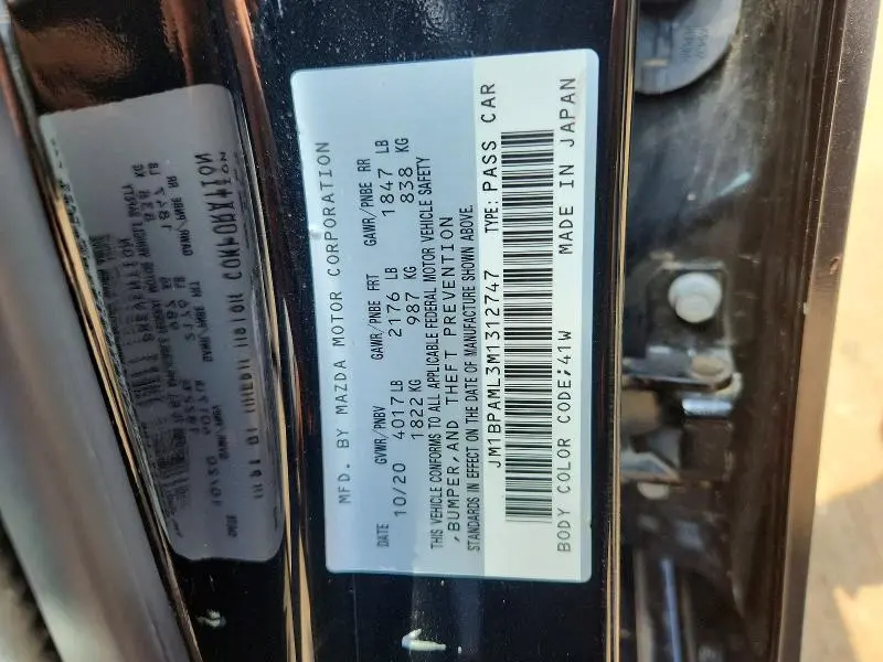 2021 MAZDA 3 PREMIUM  