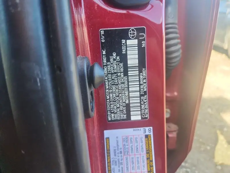 2018 TOYOTA C-HR XLE PREMIUM  