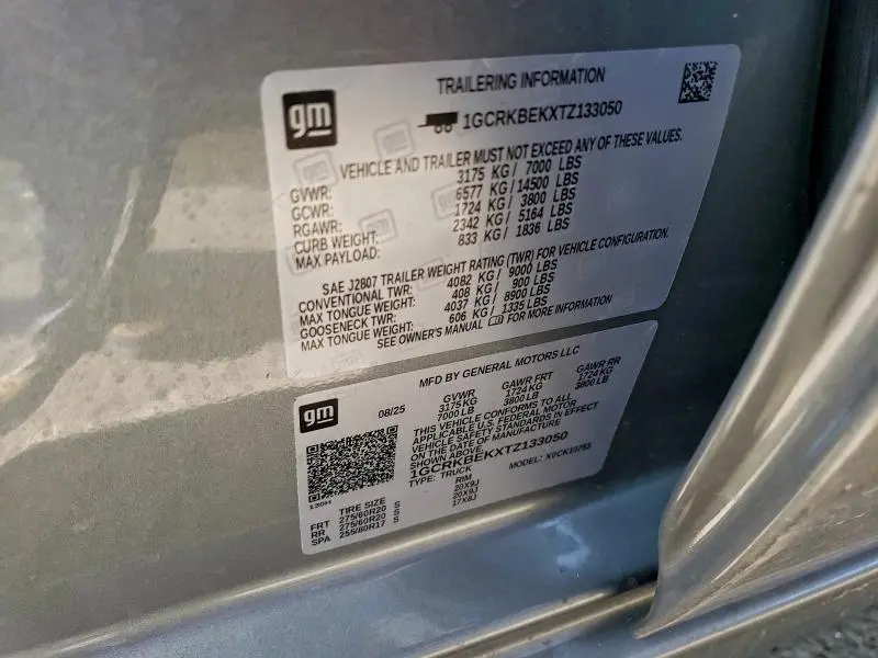 2026 CHEVROLET SILVERADO K1500 CUSTOM  