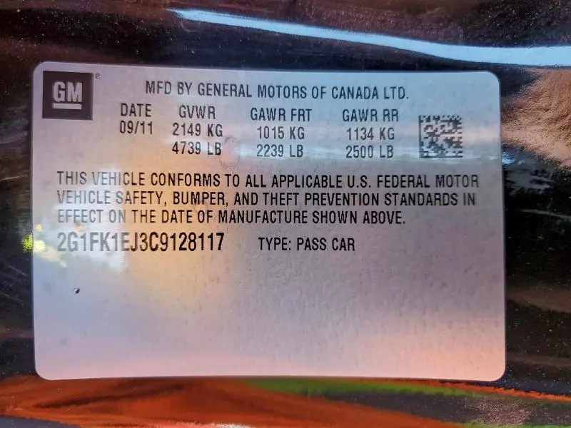 2012 CHEVROLET CAMARO 2SS  