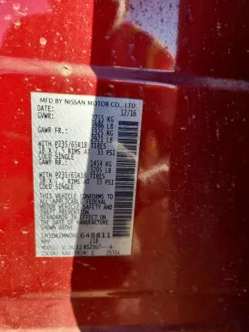 2017 NISSAN PATHFINDER S  