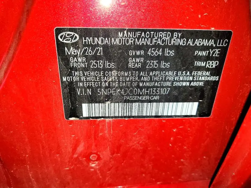2021 HYUNDAI SONATA N LINE  