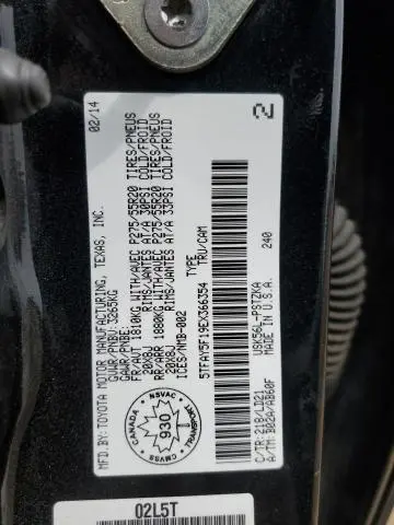 2014 TOYOTA TUNDRA CREWMAX PLATINUM  