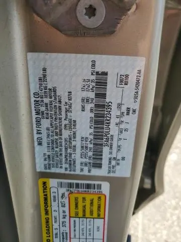 2019 FORD FUSION SE  