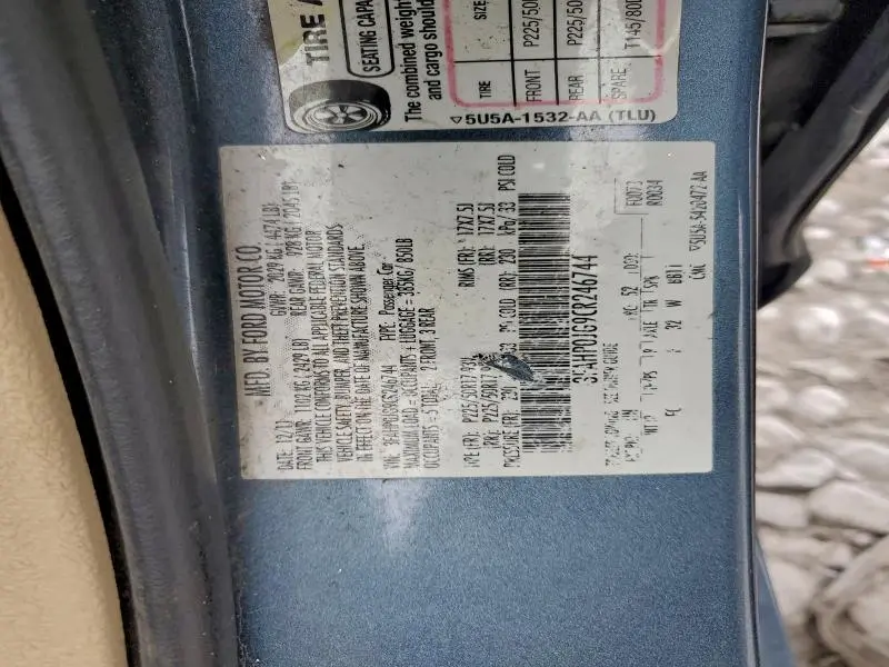 2012 FORD FUSION SEL  