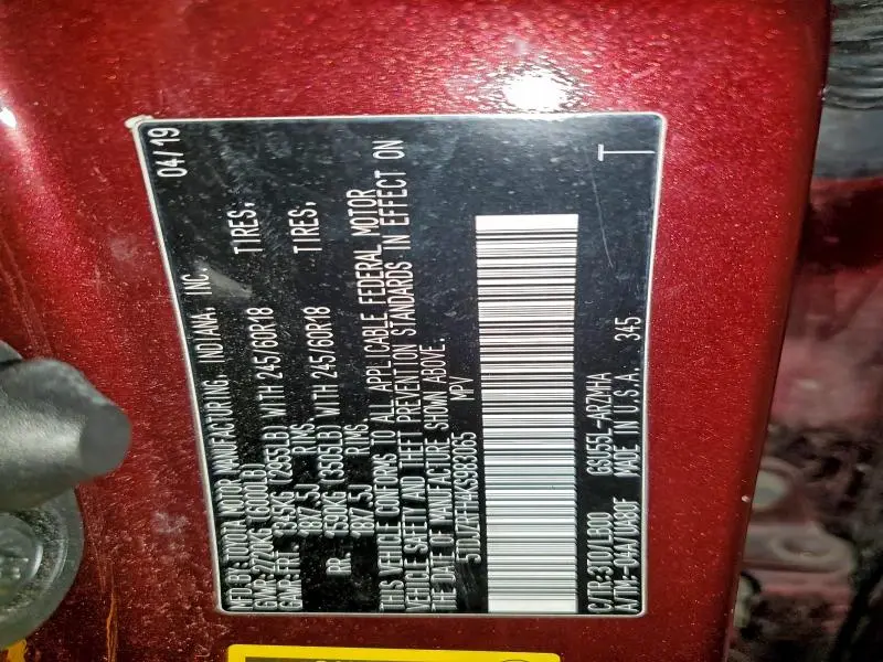 2019 TOYOTA HIGHLANDER SE  