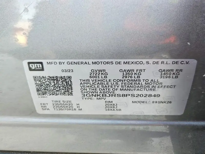 2023 CHEVROLET BLAZER 3LT  