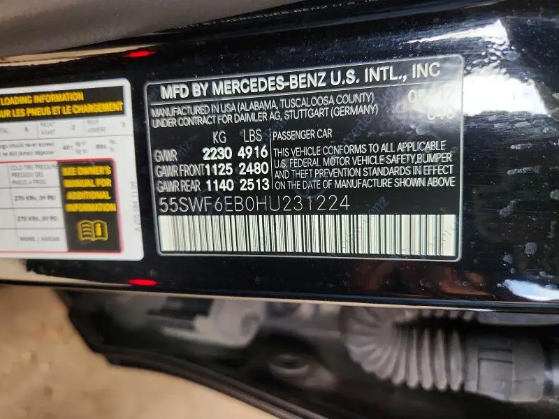 2017 MERCEDES-BENZ C 43 4MATIC AMG  