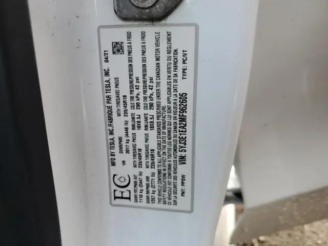 2021 TESLA MODEL 3   