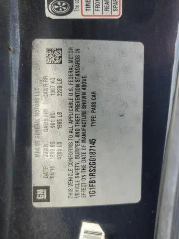 2016 CHEVROLET CAMARO LT  