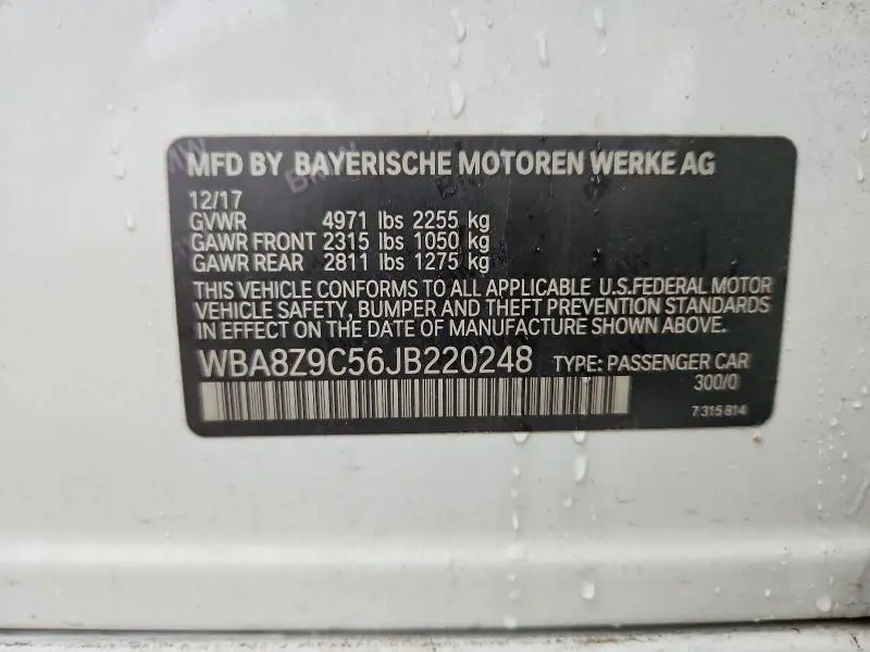 2018 BMW 330 XIGT  