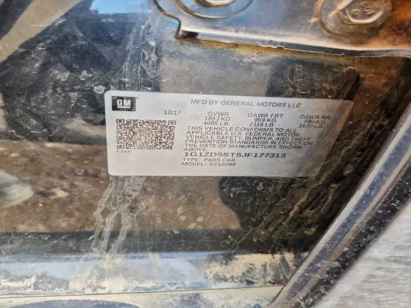 2018 CHEVROLET MALIBU LT  