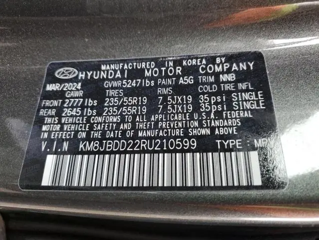 2024 HYUNDAI TUCSON SEL  