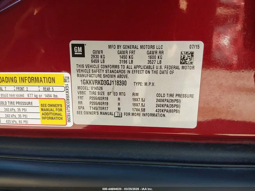 2016 GMC ACADIA SLT-1
