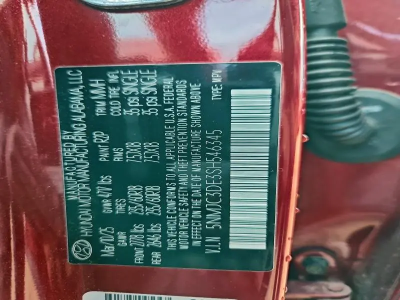 2025 HYUNDAI TUCSON SEL CONVENIENCE  