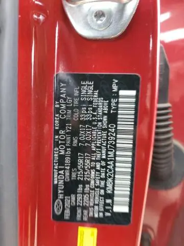 2021 HYUNDAI KONA SEL  