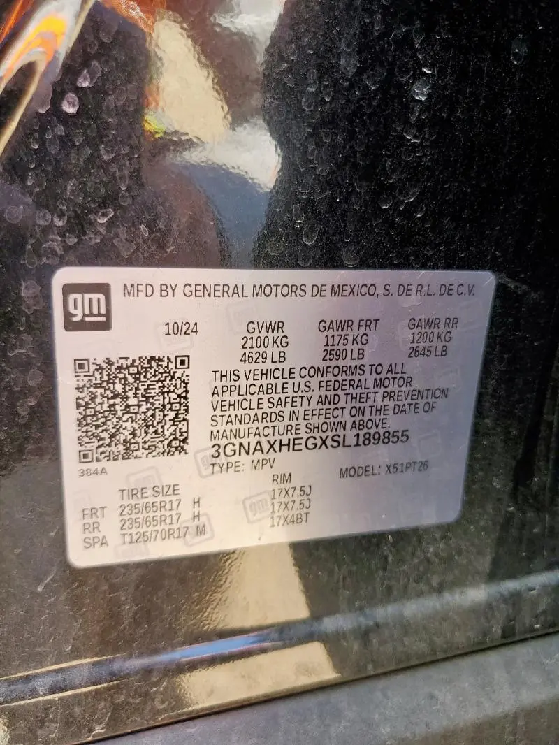 2025 CHEVROLET EQUINOX LT  