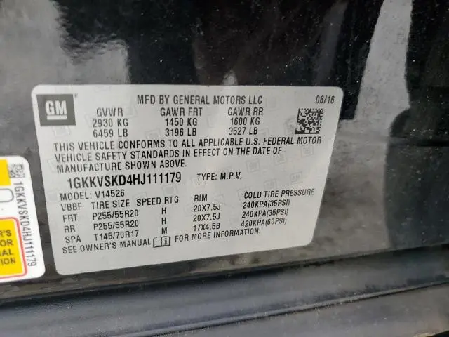 2017 GMC ACADIA LIMITED SLT-2  