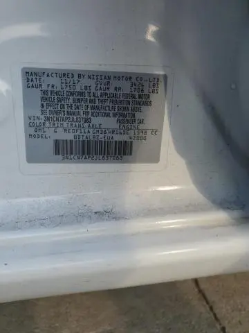 2018 NISSAN VERSA S  