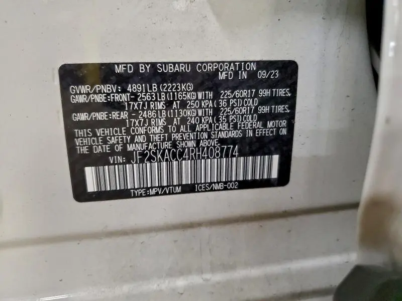 2024 SUBARU FORESTER PREMIUM  