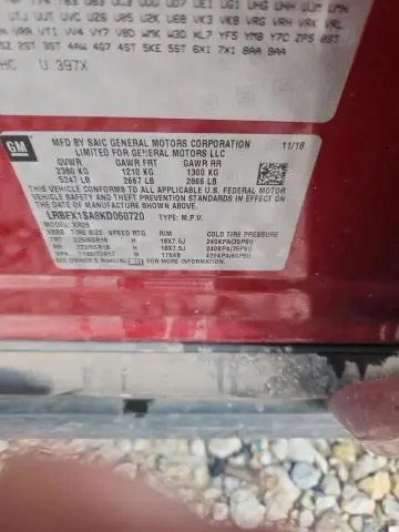 2019 BUICK ENVISION PREFERRED  