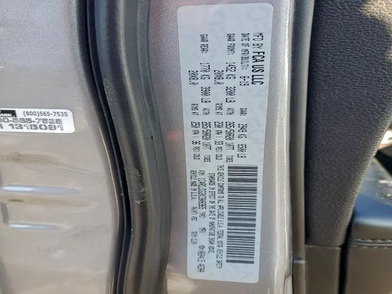 2019 DODGE DURANGO GT  