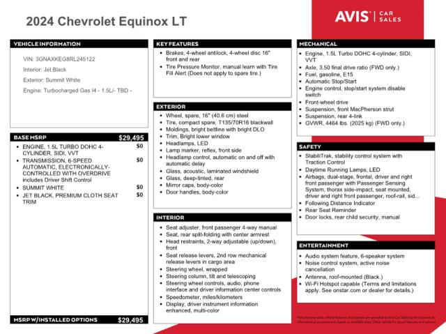 2024 CHEVROLET EQUINOX LT