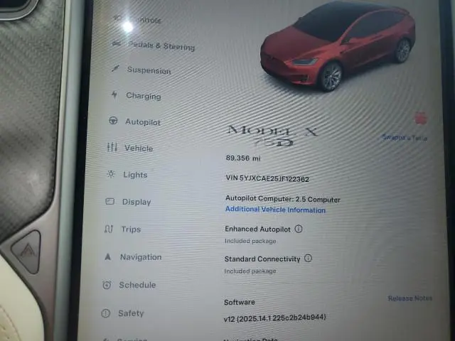 2018 TESLA MODEL X 